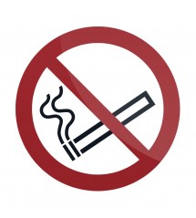 Fixman Waarschuwingsbord: Verboden te roken symbool