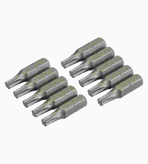 Silverline T25 Cr-V schroevendraaier bits