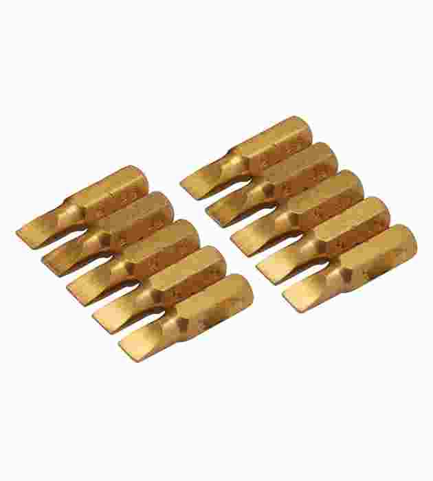 Silverline Gouden sleufschroevendraaier bits
